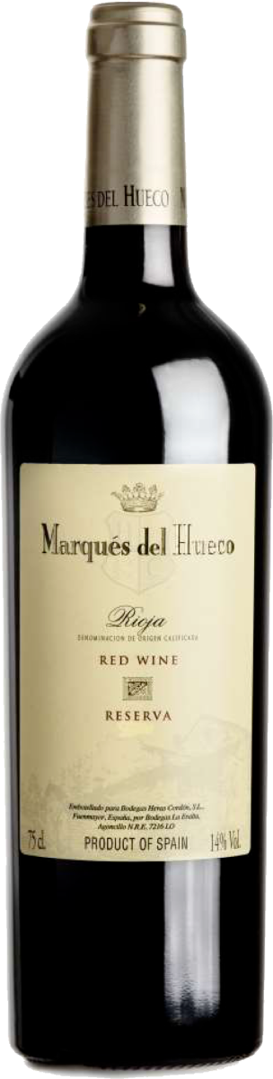 Bodegas Heras Cordón Marqués del Hueco Reserva 2016 bottle