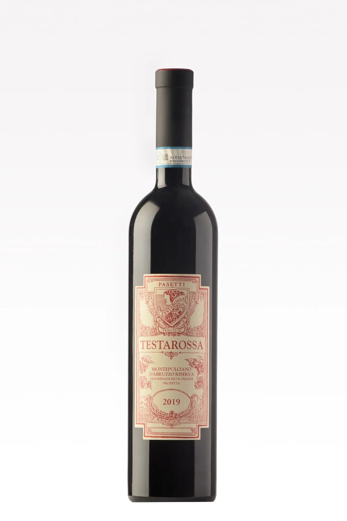 Pasetti Testarossa Montepulciano d'Abruzzo Riserva 2019 bottle